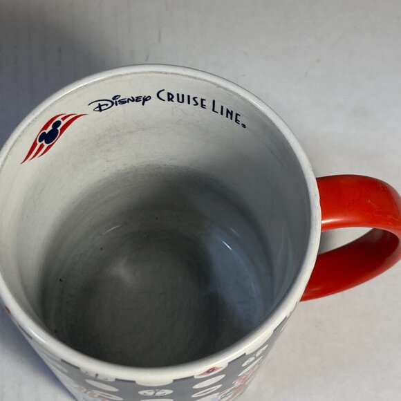 Vintage Disney Cruise Line DCL Minnie Mouse Ceramic Coffee Mug Cup Sailor Ahoy - Picture 5 of 14